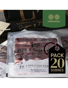 Pack 20 sobres Jamón de Pueblo Reserva Dos Primaveras